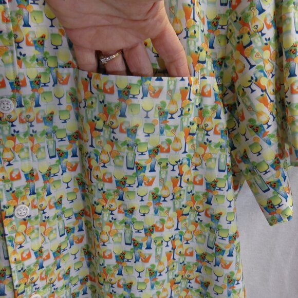 Two Size Large Printed Golf Shirts, by Green Side Golf and Projek Raw - Picture 3 of 16